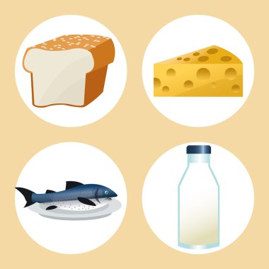 Sağlıklı gıda tasarım. Organik simgesi. Derma illüstrasyon