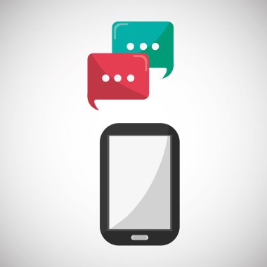 Teknoloji tasarım. ortam simgesi. Renkli resimde, vektör