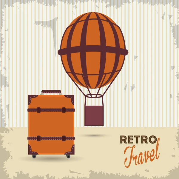 Reizen ontwerp. Toerisme pictogram. Vintage illustratie. — Stockvector