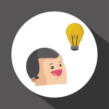 Kazanan tasarım. Başarı kavramı. Düz illüstrasyon, vektör