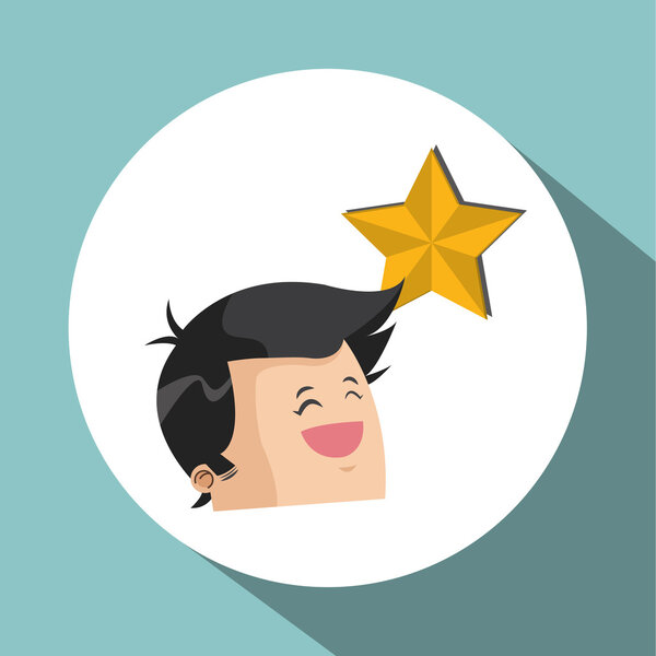 Winner design. Success concept. Flat illustration , vector