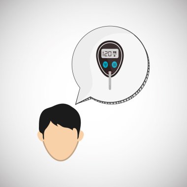 Giyilebilir teknoloji tasarım. kablosuz simgesi. Düz illüstrasyon, vektör