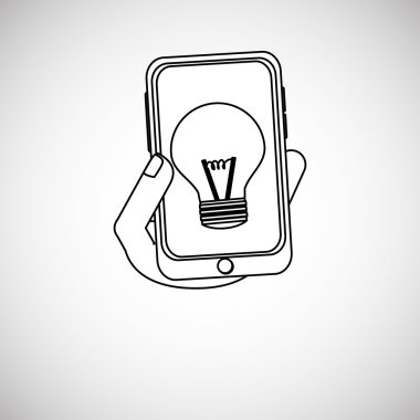 Fikir tasarım iş kavramı. Renkli resimde, vektör grafiği