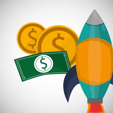 Tasarım başlatın. İletişim kavramı. Renkli resimde, vektör grafiği