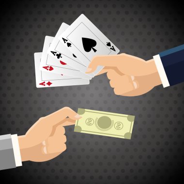 Poker tasarımı, kartlar ve oyun kavramı, casino oyunları