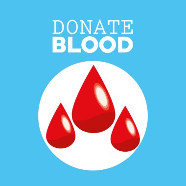 Kan bağışı tasarım, tıp ve sağlık kavramı