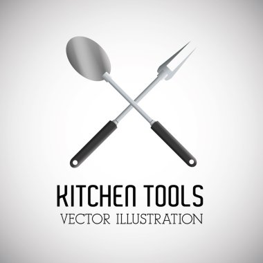 Mutfak aletleri, düzenlenebilir vektör çizimi