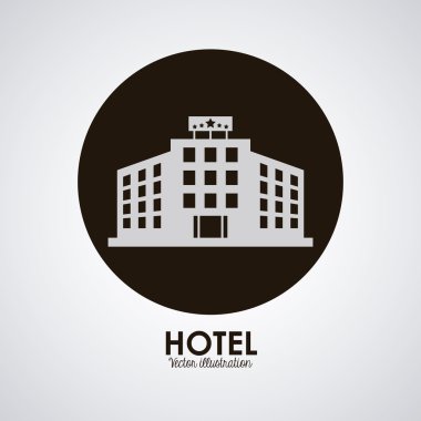 Otel tasarımı. Service simgesini. Düz illüstrasyon