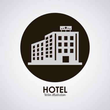 Otel tasarımı. Service simgesini. Düz illüstrasyon