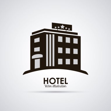 Otel tasarımı. Service simgesini. Düz illüstrasyon