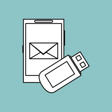 Güvenlik sistemi tasarımı. Koruma simgesi. izole illüstrasyon, vektör