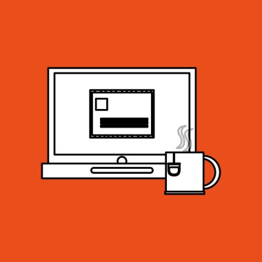 ofis tasarım. simge tedarik. İzole illüstrasyon, düzenlenebilir vektör