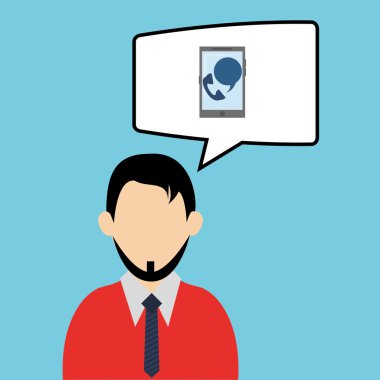 işadamı tasarım. Kurumsal simgesi. İzole illüstrasyon