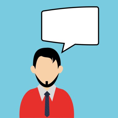 işadamı tasarım. Kurumsal simgesi. İzole illüstrasyon