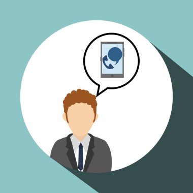 işadamı tasarım. Kurumsal simgesi. İzole illüstrasyon