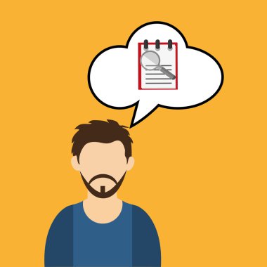 işadamı tasarım. Kurumsal simgesi. İzole illüstrasyon