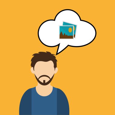 işadamı tasarım. Kurumsal simgesi. İzole illüstrasyon