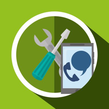 ofis tasarım. Kurumsal simgesi. İzole illüstrasyon