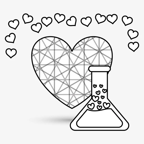 Diseño de amor. icono romántico. Ilustración colorida, vector — Vector de stock