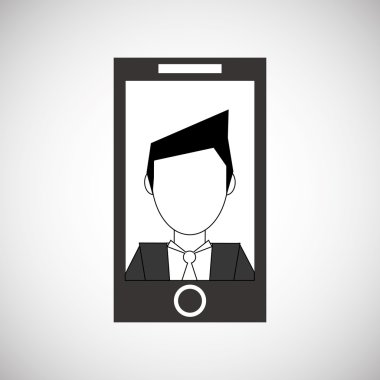 İletişim tasarımı. balonu simgesinin. Renkli tasarımı, vektör