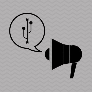 İletişim tasarımı. Internet kavramı. İzole illüstrasyon, vektör