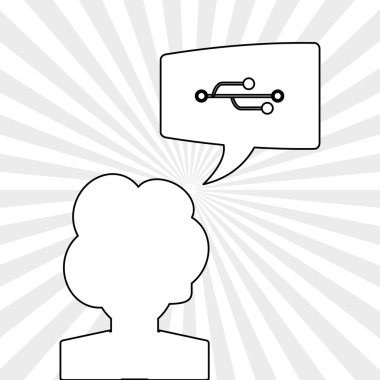 İletişim tasarımı. Internet kavramı. İzole illüstrasyon, vektör