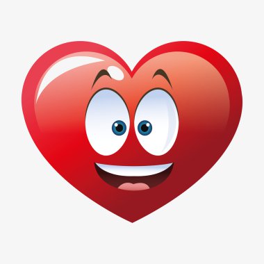 Kalp şekli çizgi film