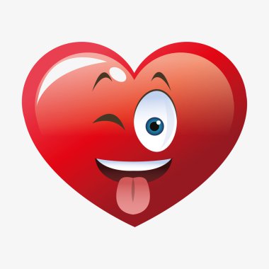 Kalp şekli çizgi film