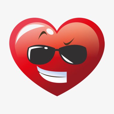 Kalp şekli çizgi film