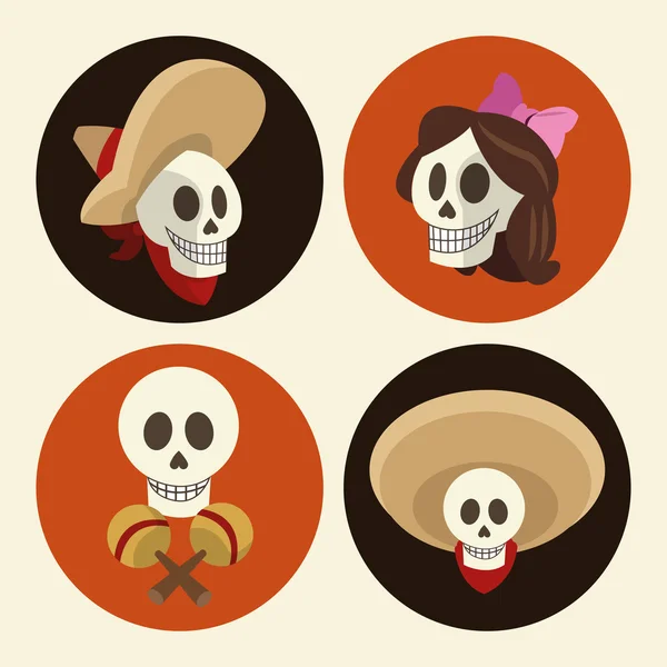 Mexican culture design , vector illustration — Stock Vector