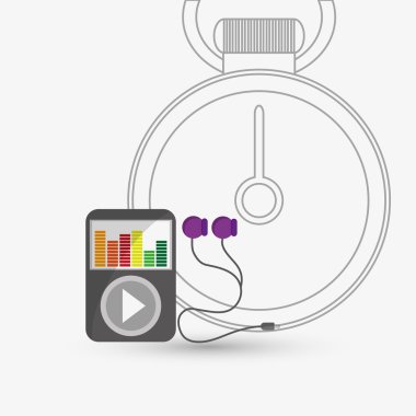 Sağlıklı yaşam tarzı tasarım. Welness simgesi. Renkli resimde, vektör