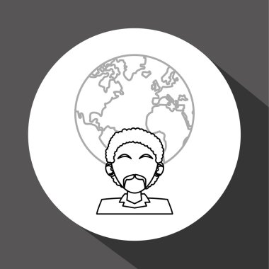 Sosyal Medya tasarım. iletişim simgesi. İzole illüstrasyon, vektör