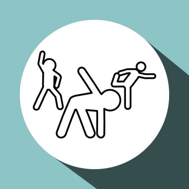 Tasarım germe. Spor idolü. İzole görüntü