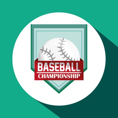 Beyzbol tasarım. Spor idolü. İzole görüntü