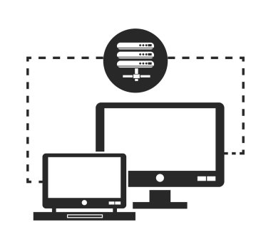Aygıt tasarım. Gadget'ı simgesi. Beyaz arka plan