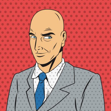 İnsanlar tasarım. Pop sanat simge. Retro ve Derma illüstrasyon