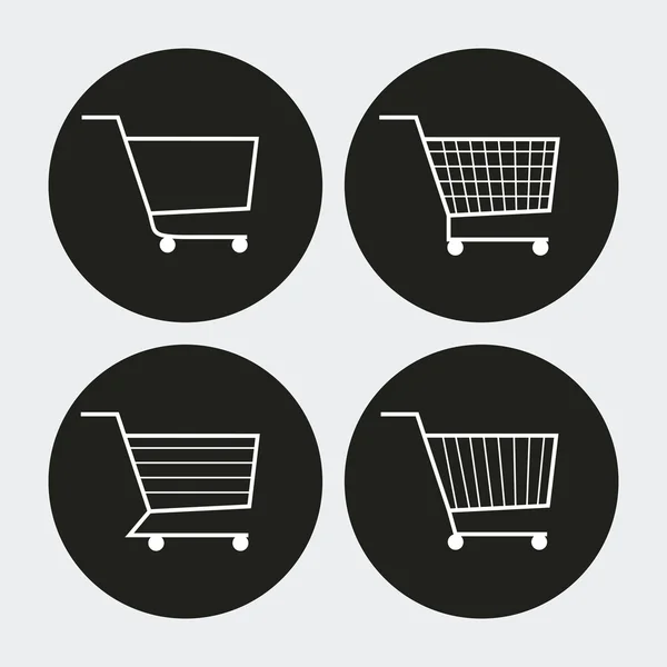 Shopping cart design. commerce and store icon, graphic vector — Stock Vector