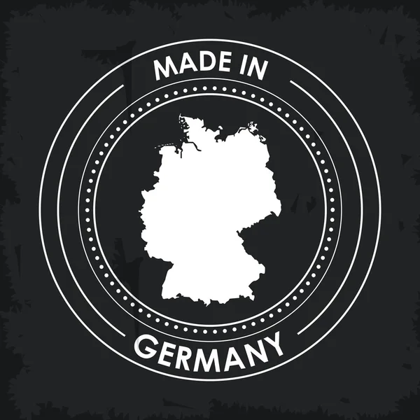 Diseño de Alemania. Icono de cultura. Ilustración plana, gráfico vectorial — Vector de stock