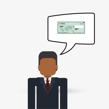 Para tasarım. Mali madde simgesi. Beyaz arka plan, izole Il