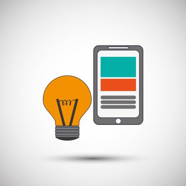 Dijital Pazarlama tasarımı. Medya simgesi. Colorfull illüstrasyon, grafik