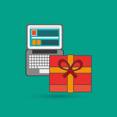 Dijital Pazarlama tasarımı. Medya simgesi. Colorfull illüstrasyon, grafik