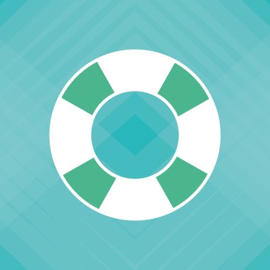 Tatil tasarım. seyahat etmek simge. düz illüstrasyon, vektör grafiği