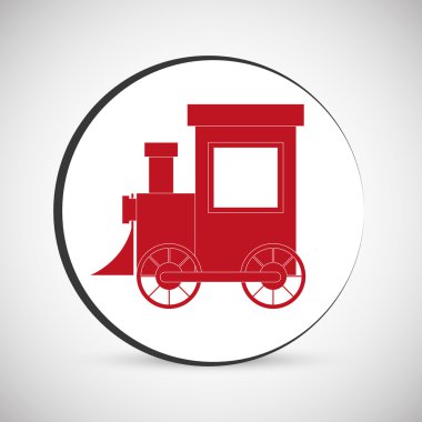 Oyuncak tasarım. Çocukluk simgesi. Düz illüstrasyon, vektör grafiği