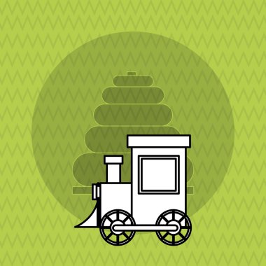 Oyuncak tasarım. Çocukluk simgesi. Düz illüstrasyon, vektör grafiği