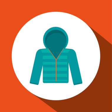 Kış tasarım. Sezon simge. Derma illüstrasyon, vektör grafik