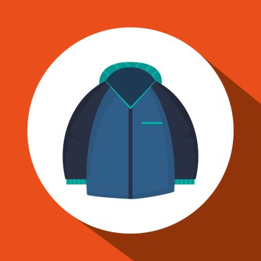 Kış tasarım. Sezon simge. Derma illüstrasyon, vektör grafik