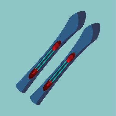 Kış tasarım. Sezon simge. Derma illüstrasyon, vektör grafik