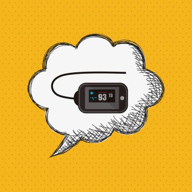 Giyilebilir teknoloji tasarım. Gadget'ı simgesi. Düz illüstrasyon, vektör