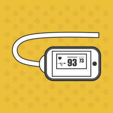 Giyilebilir teknoloji tasarım. Gadget'ı simgesi. Düz illüstrasyon, vektör