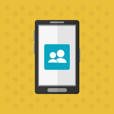 Giyilebilir teknoloji tasarım. Gadget'ı simgesi. Düz illüstrasyon, vektör